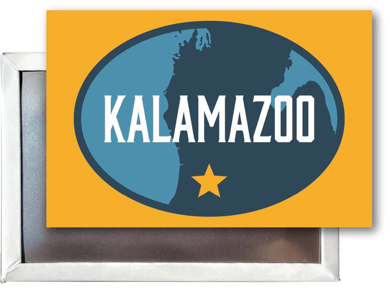 Kalamazoo Michigan Souvenir 2x3-Inch Fridge Magnet