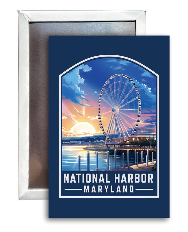 National Harbor Maryland Souvenir 2x3-Inch Fridge Magnet
