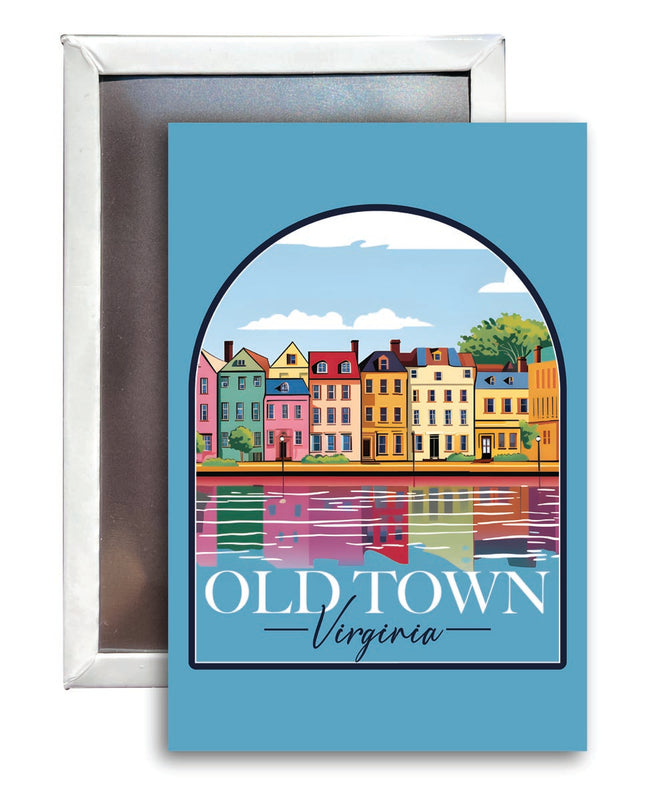 Old Town Virginia Souvenir 2x3-Inch Fridge Magnet