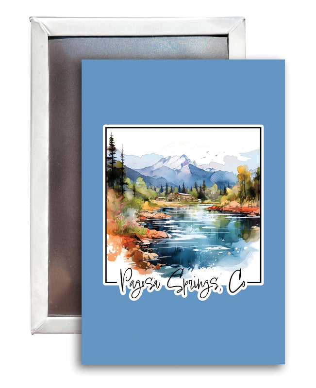 Pagosa Springs Colorado Design A Souvenir 2x3-Inch Fridge Magnet Single