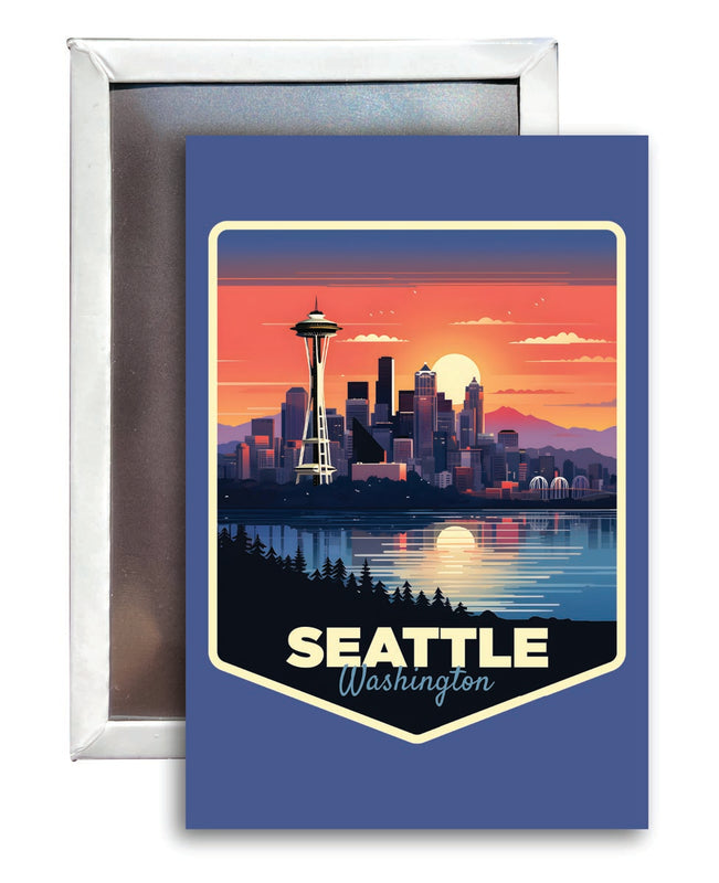 Seattle Washington Souvenir 2x3-Inch Fridge Magnet