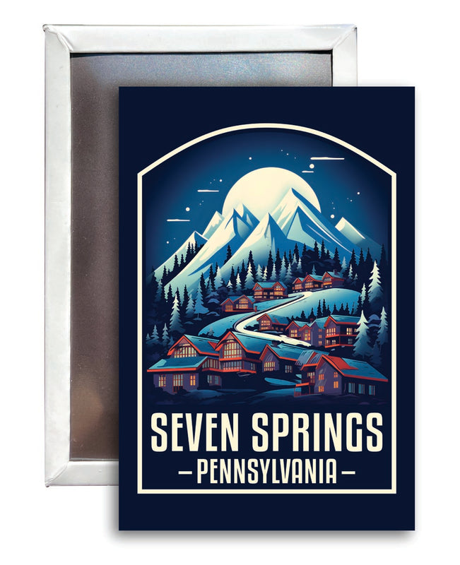 Seven Springs Pennsylvania Souvenir 2x3-Inch Fridge Magnet