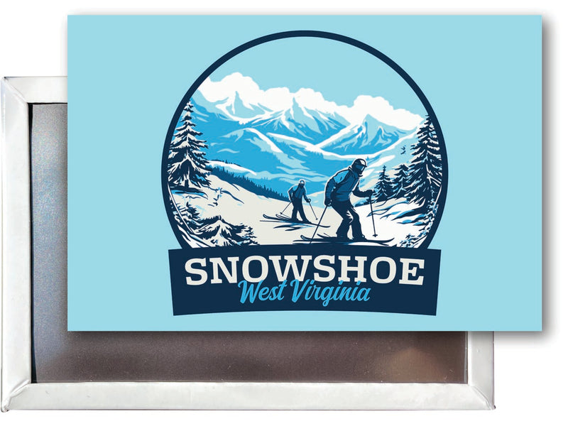 Snowshoe West Virginia Souvenir 2x3-Inch Fridge Magnet