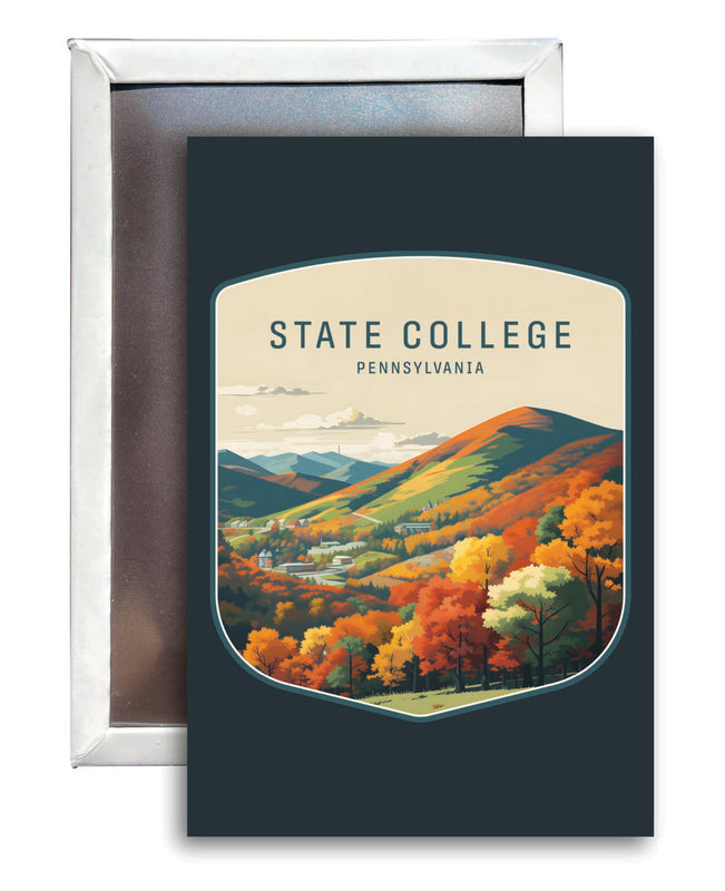 State College Pennsylvania Souvenir 2x3-Inch Fridge Magnet