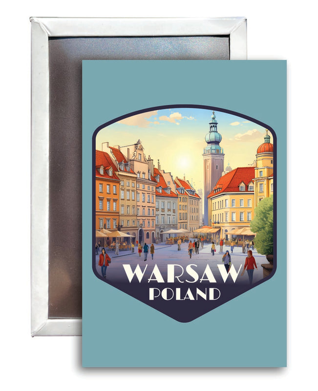Warsaw Poland Souvenir 2x3-Inch Fridge Magnet