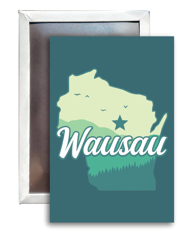 Wausau Wisconsin Souvenir 2x3-Inch Fridge Magnet