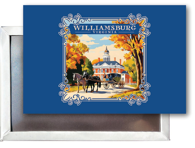 Williamsburg Virginia Souvenir 2x3-Inch Fridge Magnet