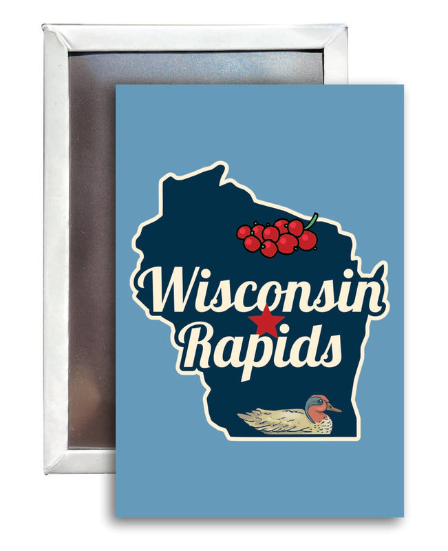 Wisconsin Rapids Souvenir 2x3-Inch Fridge Magnet