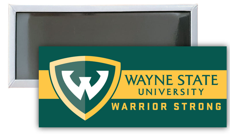 Wayne State Fridge Magnet 4.75 x 2 Inch Officially Licensed Collegiate Product