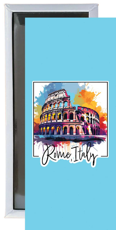 Rome Italy Design A Souvenir Fridge Magnet 4.75 x 2 Inch Single