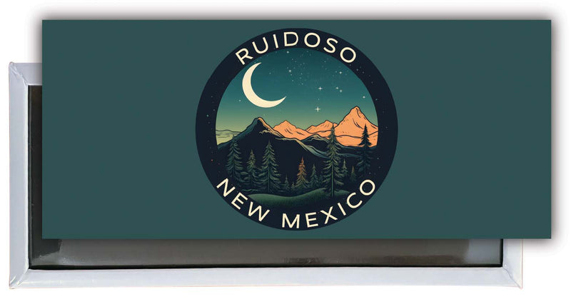 Ruidoso New Mexico Design A Souvenir Fridge Magnet 4.75 x 2 Inch 2-Pack