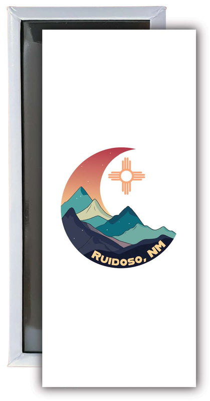Ruidoso New Mexico Design C Souvenir Fridge Magnet 4.75 x 2 Inch Single