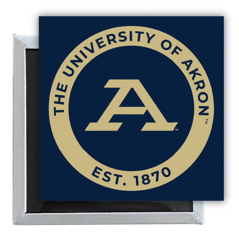 Akron Zips 2.5"x 2.5" Fridge Magnet Officially Licensed Collegiate Product Single