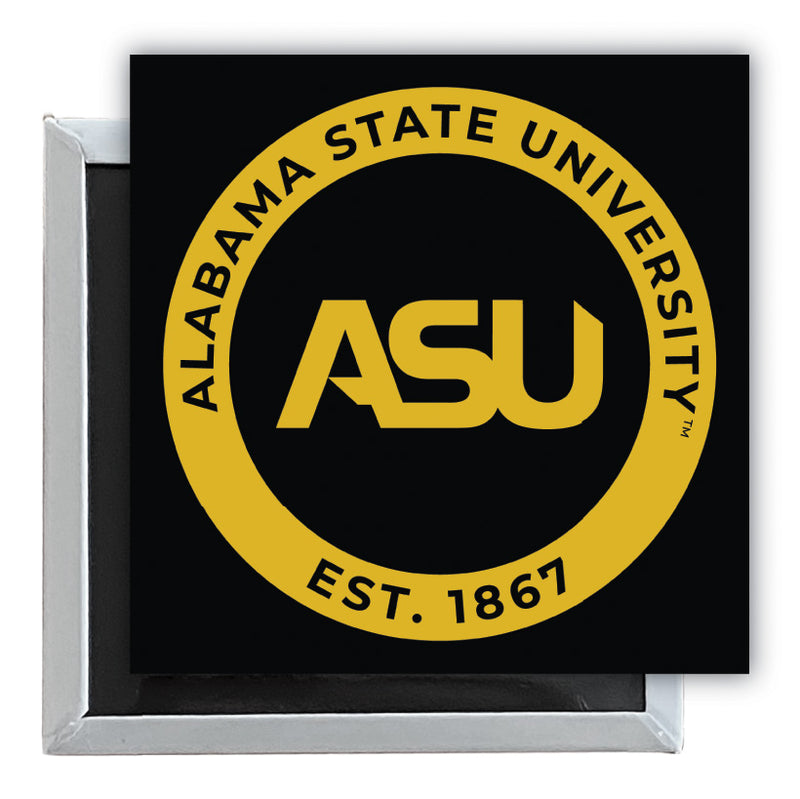 Alabama State University 2.5"x 2.5" Fridge Magnet Officially Licensed Collegiate Product Single