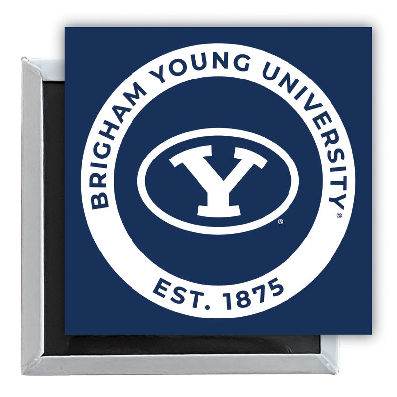 Brigham Young Cougars 2.5"x 2.5" Fridge Magnet Officially Licensed Collegiate Product 2-Pack