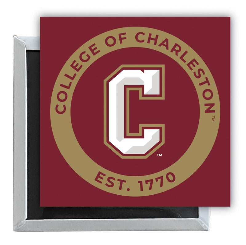 College of Charleston 2.5"x 2.5" Fridge Magnet Officially Licensed Collegiate Product Single