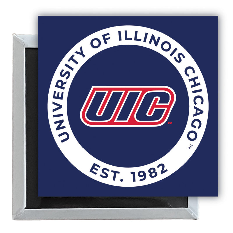 University of Illinois at Chicago 2.5"x 2.5" Fridge Magnet Officially Licensed Collegiate Product Single