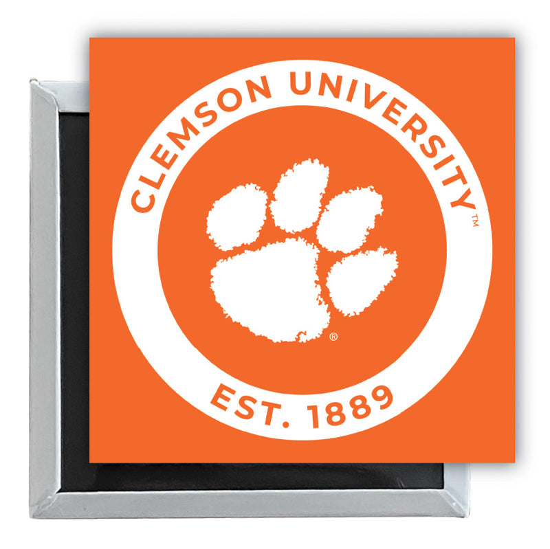 Clemson Tigers 2.5"x 2.5" Fridge Magnet Officially Licensed Collegiate Product Single