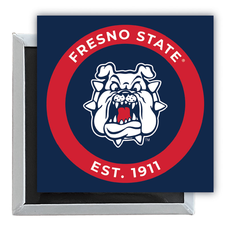 Fresno State Bulldogs 2.5"x 2.5" Fridge Magnet Officially Licensed Collegiate Product Single