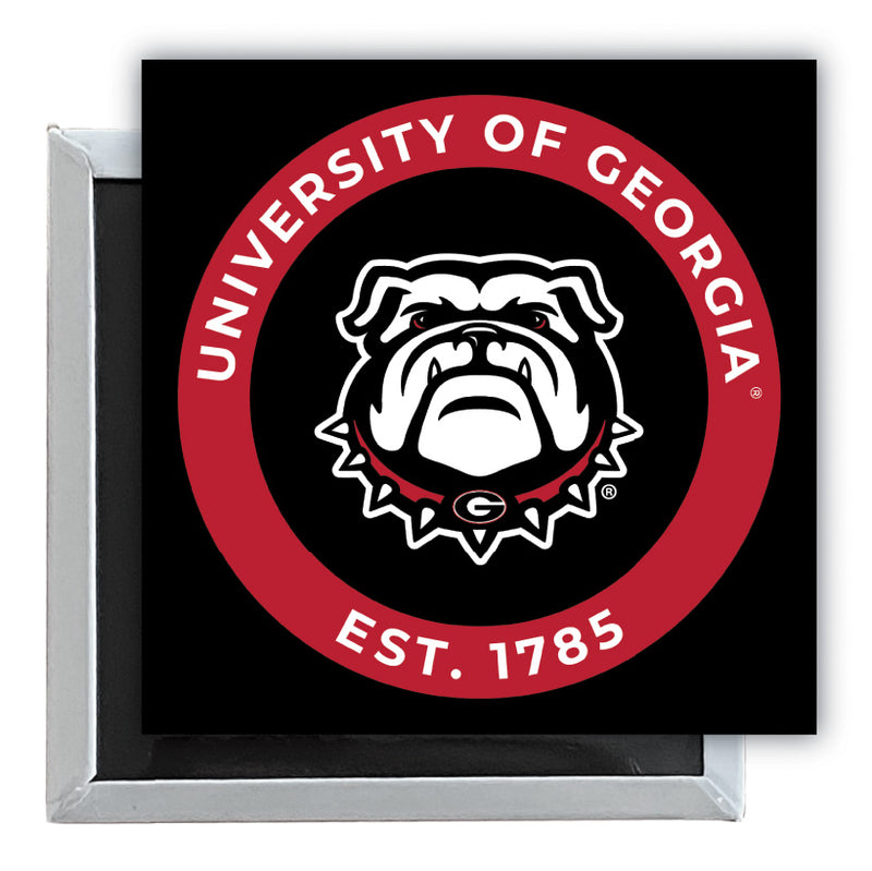 Georgia Bulldogs 2.5"x 2.5" Fridge Magnet Officially Licensed Collegiate Product Single