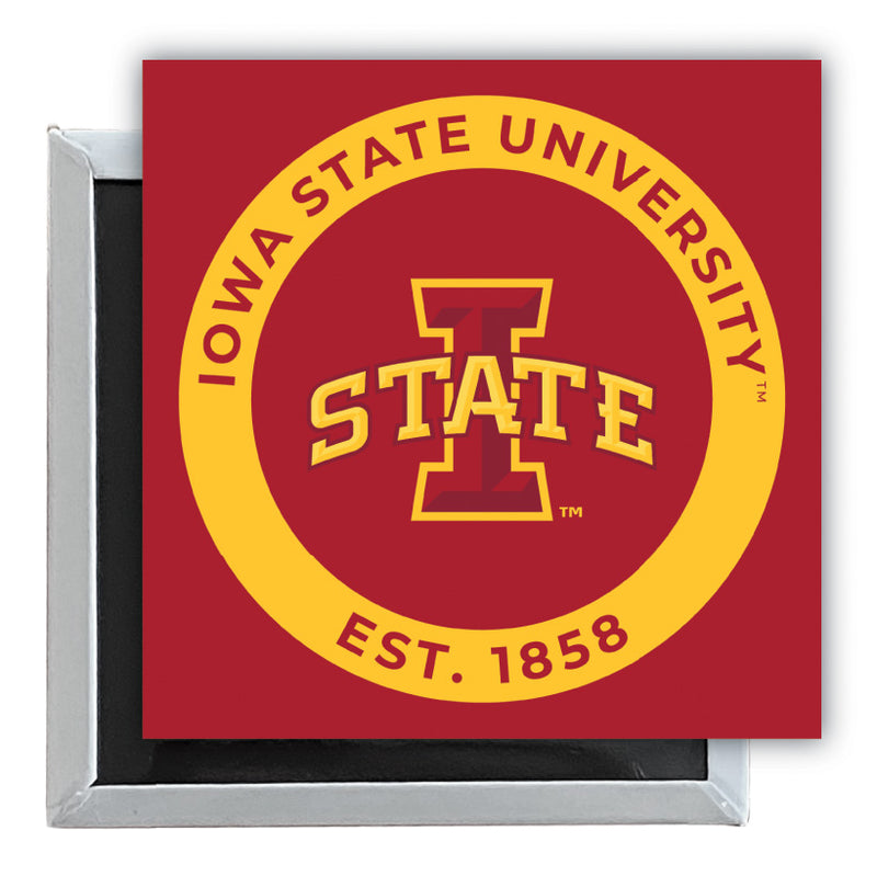 Iowa State Cyclones 2.5"x 2.5" Fridge Magnet Officially Licensed Collegiate Product Single