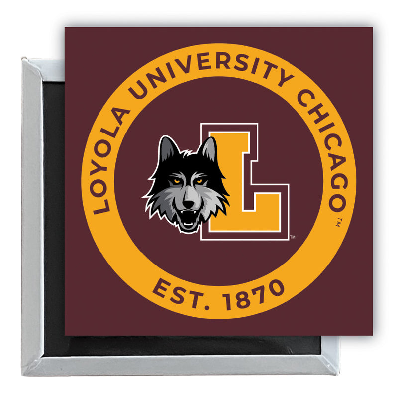 Loyola University Ramblers 2.5"x 2.5" Fridge Magnet Officially Licensed Collegiate Product Single