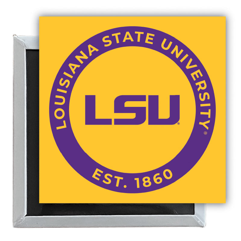 LSU Tigers 2.5"x 2.5" Fridge Magnet Officially Licensed Collegiate Product Single
