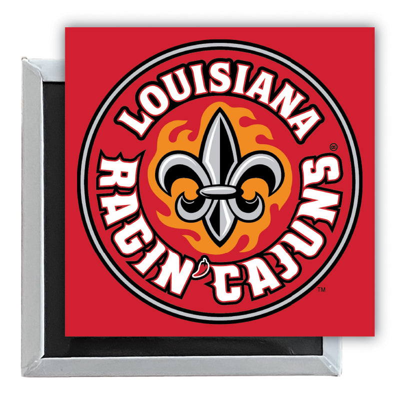 Louisiana at Lafayette Ragin' Cajuns 2.5"x 2.5" Fridge Magnet Officially Licensed Collegiate Product 4-Pack