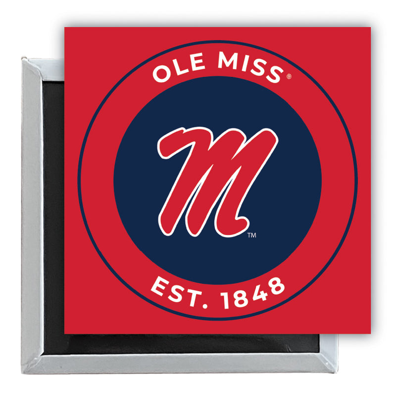 Mississippi Rebels "Ole Miss" 2.5"x 2.5" Fridge Magnet Officially Licensed Collegiate Product Single