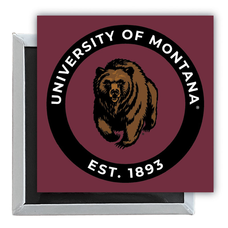 Montana University 2.5"x 2.5" Fridge Magnet Officially Licensed Collegiate Product 4-Pack