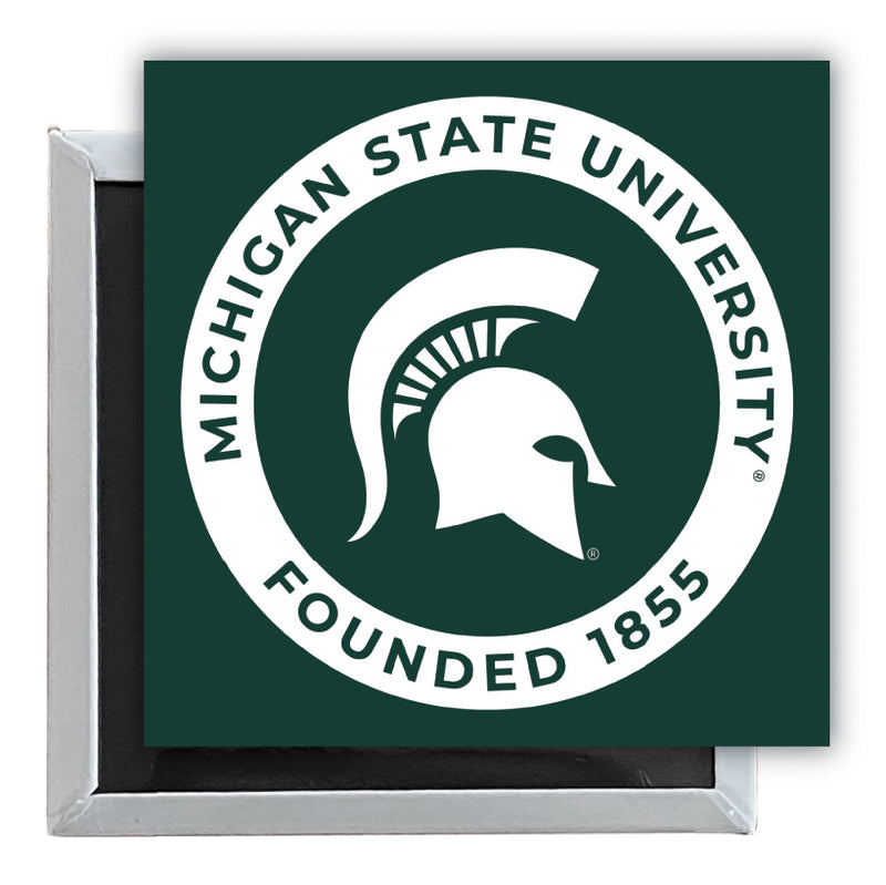 Michigan State Spartans 2.5"x 2.5" Fridge Magnet Officially Licensed Collegiate Product 4-Pack