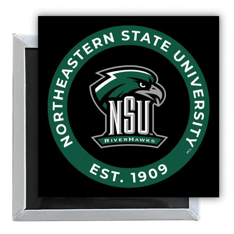 Northeastern State University Riverhawks 2.5"x 2.5" Fridge Magnet Officially Licensed Collegiate Product Single