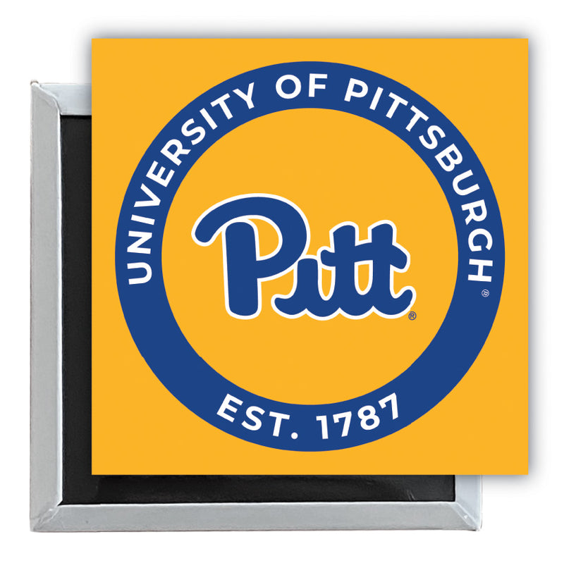 Pittsburgh Panthers 2.5"x 2.5" Fridge Magnet Officially Licensed Collegiate Product 4-Pack