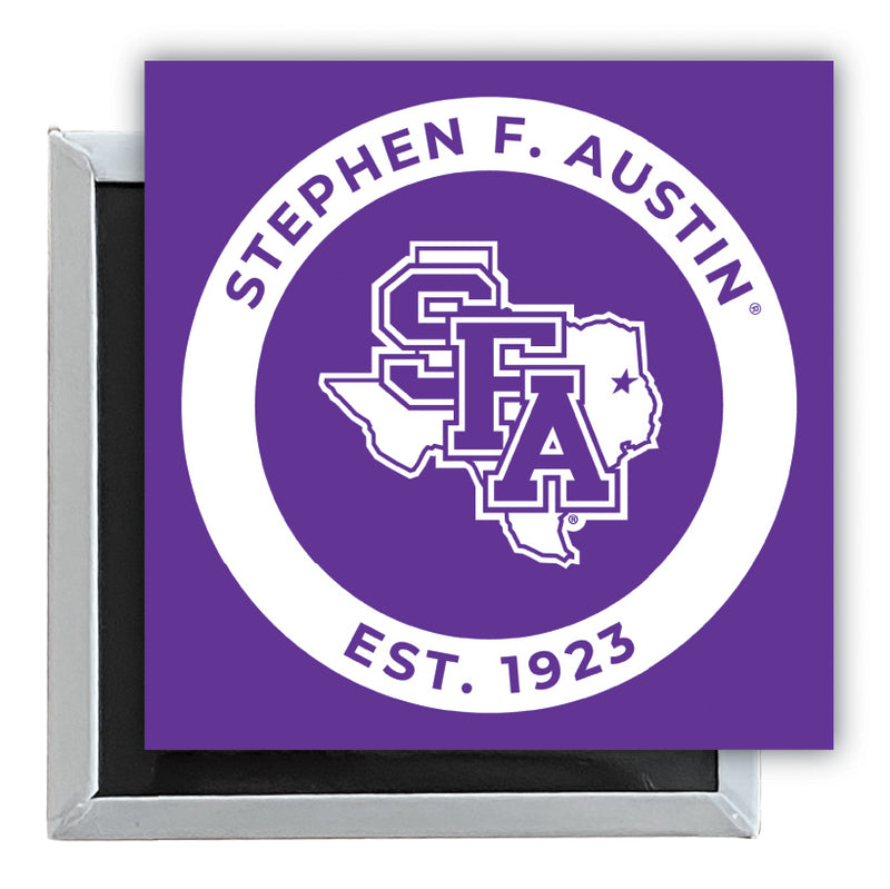 Stephen F. Austin State University 2.5"x 2.5" Fridge Magnet Officially Licensed Collegiate Product 4-Pack