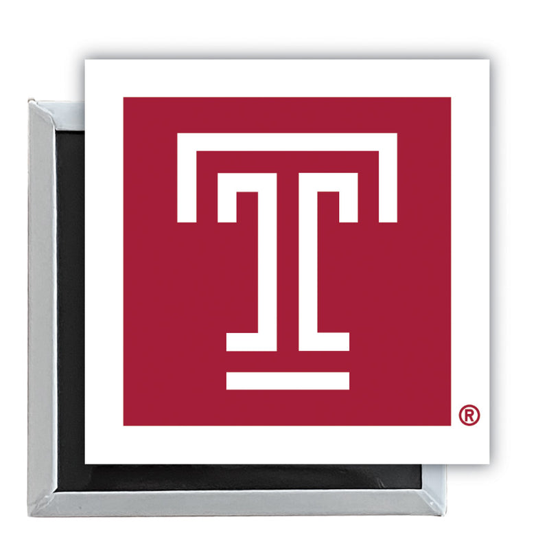 Temple University 2.5"x 2.5" Fridge Magnet Officially Licensed Collegiate Product 2-Pack