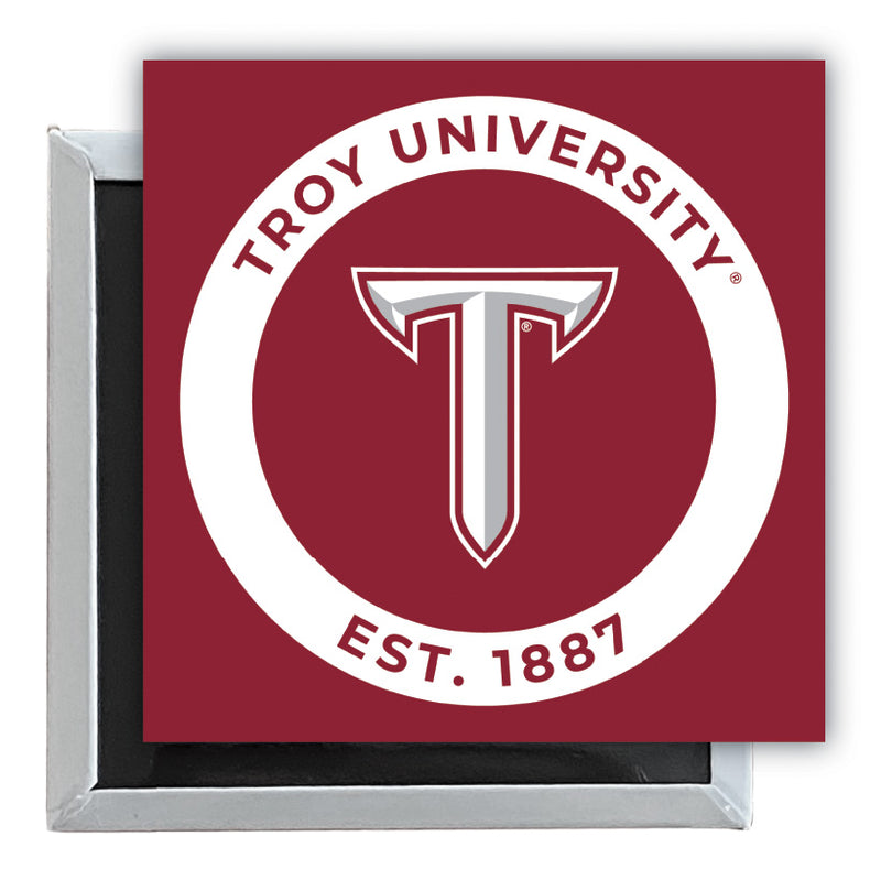 Troy University 2.5"x 2.5" Fridge Magnet Officially Licensed Collegiate Product Single