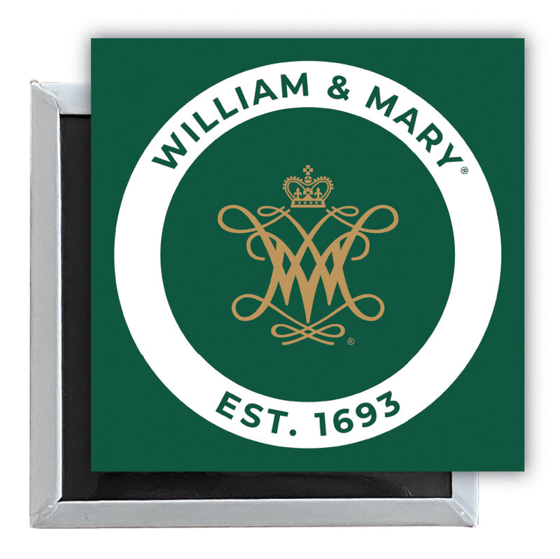 William and Mary 2.5"x 2.5" Fridge Magnet Officially Licensed Collegiate Product Single