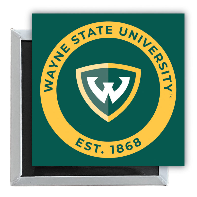 Wayne State 2.5"x 2.5" Fridge Magnet Officially Licensed Collegiate Product 2-Pack