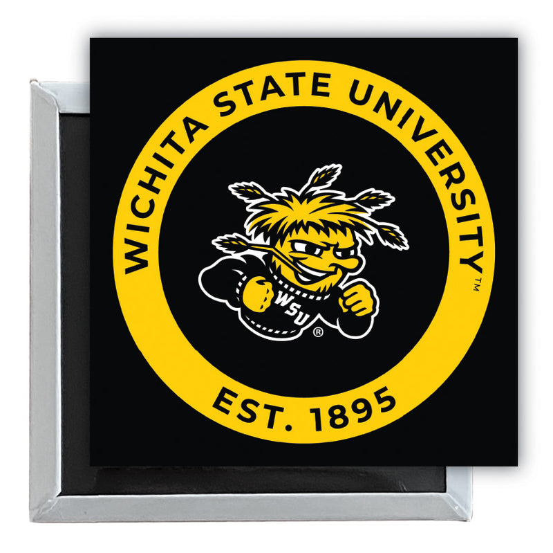 Wichita State Shockers 2.5"x 2.5" Fridge Magnet Officially Licensed Collegiate Product 4-Pack