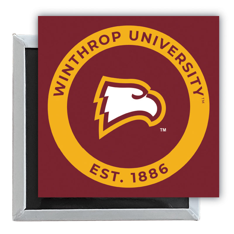 Winthrop University 2.5"x 2.5" Fridge Magnet Officially Licensed Collegiate Product Single