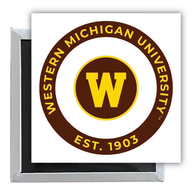 Western Michigan University 2.5"x 2.5" Fridge Magnet Officially Licensed Collegiate Product 4-Pack