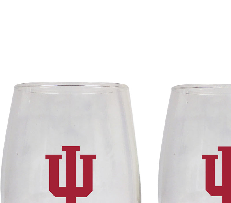 Indiana Hoosiers Collegiate Mom Gift Set - Decal, Coffee Mug & Stemless Wine Glass
