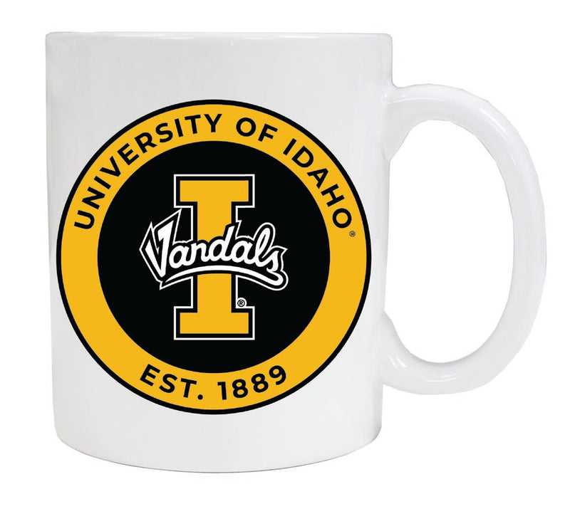 Idaho Vandals 12 oz White Ceramic Coffee Mug Circle Design Officially Licensed Collegiate Product