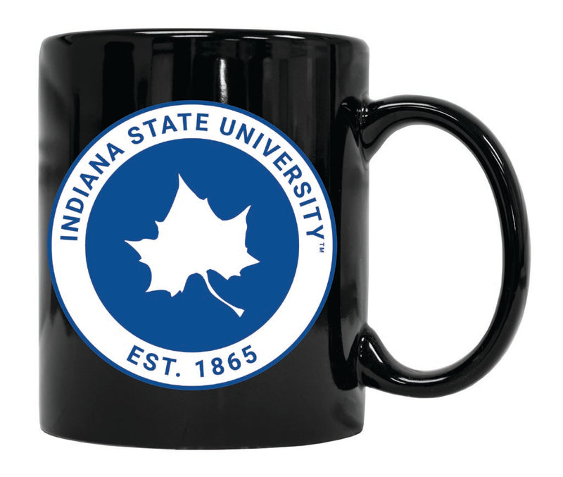 Indiana State University 12 oz Ceramic Coffee Mug Officially Licensed Circle Design Single