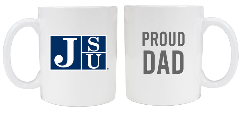 Jackson State University 12 oz White Ceramic Coffee Mug Proud Dad Officially Licensed Collegiate Product