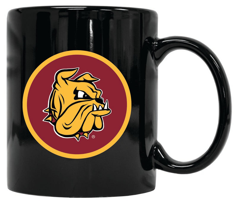 Minnesota Duluth Bulldogs 12 oz Black Ceramic Coffee Mug Circle Design Officially Licensed Collegiate Product