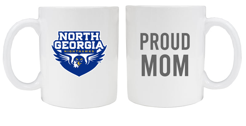 North Georgia Nighthawks 12 oz White Ceramic Coffee Mug Proud Mom Officially Licensed Collegiate Product
