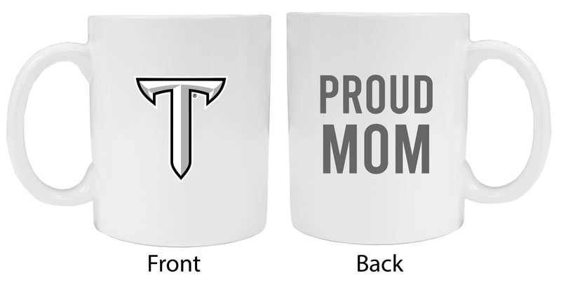 Troy University Proud Mom Ceramic Coffee Mug - White