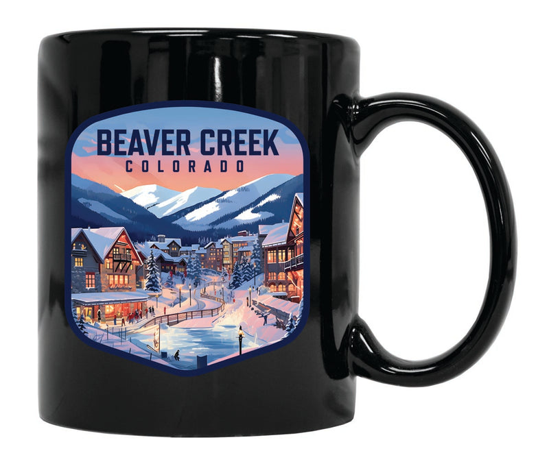 Beaver Creek Colorado Souvenir 12 oz Ceramic Coffee Mug Black