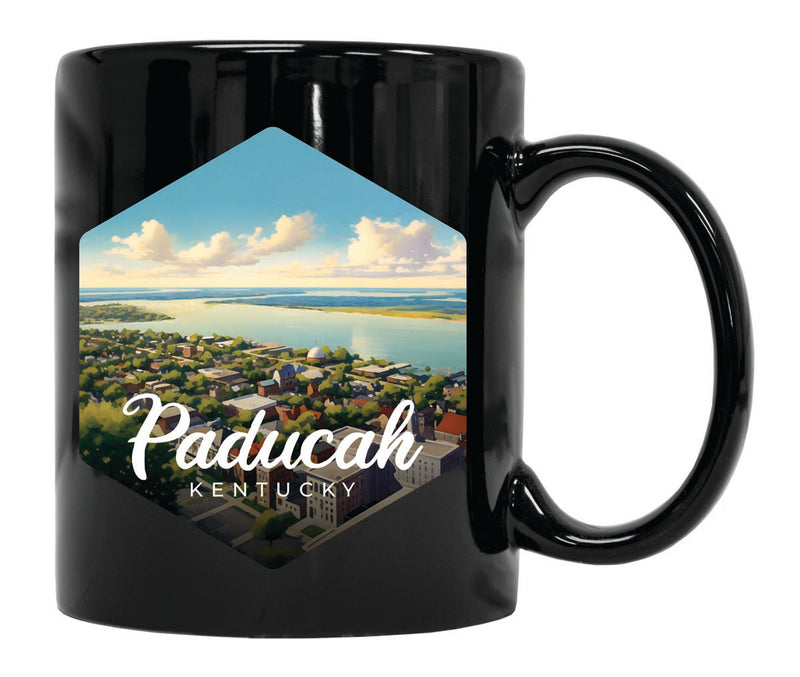 Paducah Kentucky Souvenir 12 oz Ceramic Coffee Mug Black
